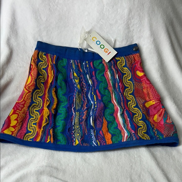 🖤Vintage NWT🔺RARE 💕 COOGI 3D Textured Knit Halter Top and Skirt Set - Picture 6 of 15